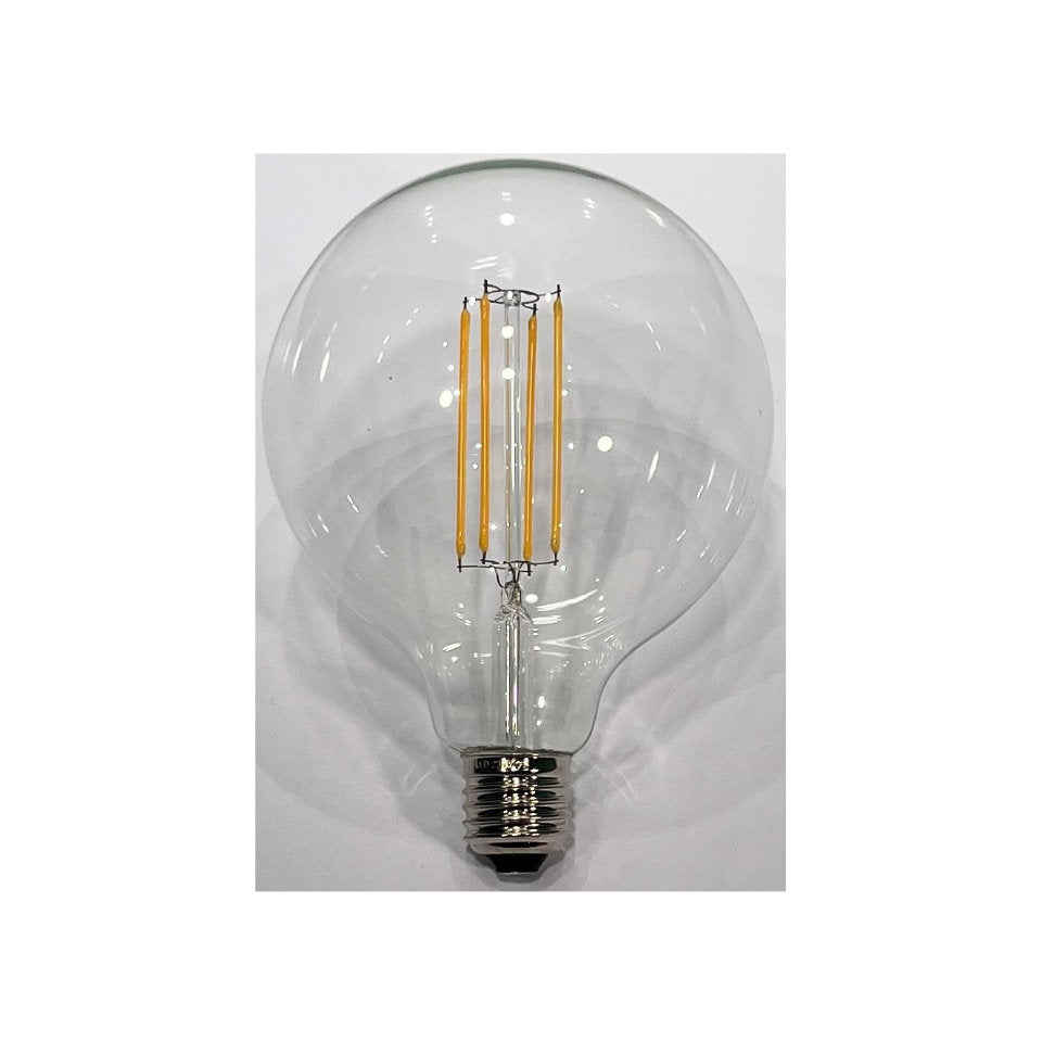 LED Globepære 4W(50W) 827 Dim Klar E27 Ø125