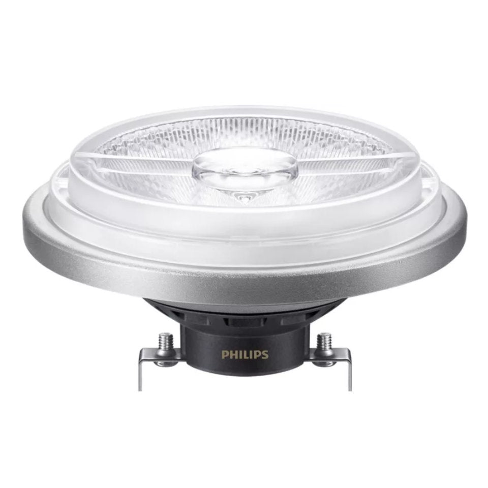 Philips LED AR111 14,8W(75W) 930 875lm Dim 45° 12V Sølv/Sort G53