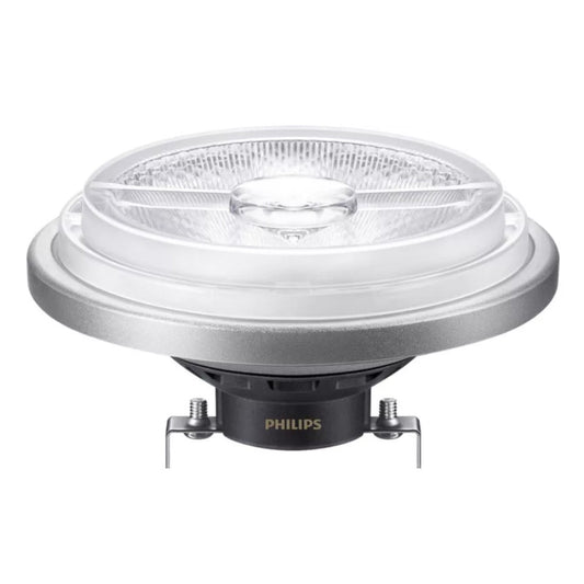 Philips LED AR111 14,8W(75W) 930 875lm Dim 45° 12V Sølv/Sort G53