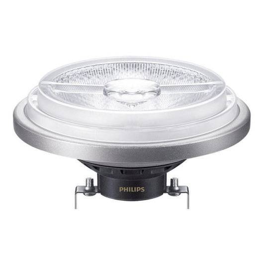 Philips LED AR111 20W(100W) 840 1250lm 40° 12V Dim Sort/Sølv G53