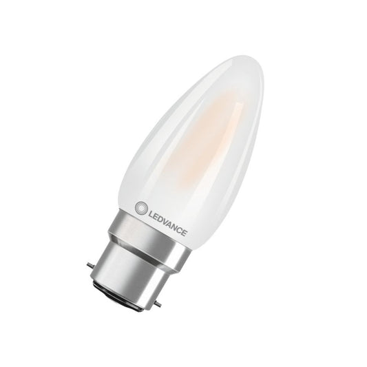 Ledvance LED Kertepære 4W(40W) 827 470lm Mat B22d