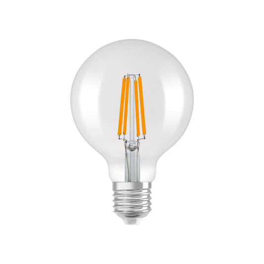 Osram LED Globepære 3,8W(60W) 830 806lm Klar Ø95 E27