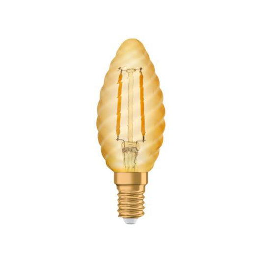 Osram LED Kertepære 1,5W(12W) 824 120lm Gold Snoet E14