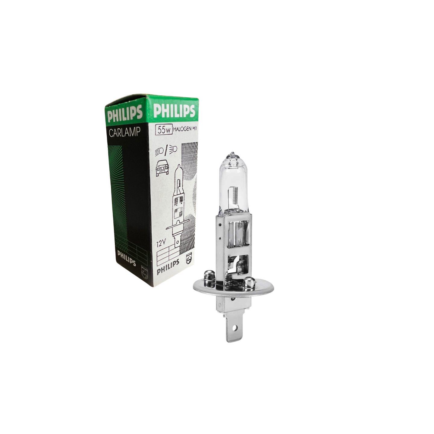 Philips Autopære H1 55W 12V 3200K 1690lm P14.5s