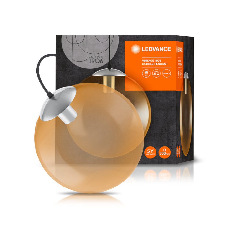 Ledvance Loftlampe Bubble Ø30cm Orange