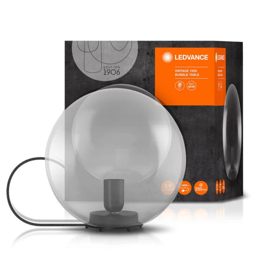 Ledvance Bordlampe Bubble Ø25cm Smoke