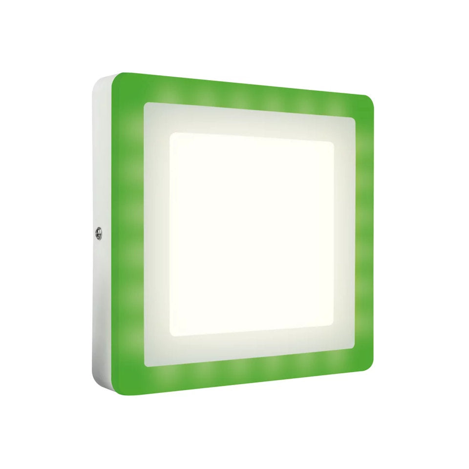 Ledvance LED Loftlampe Color+White Square 17W RGBW Remote 20cm.