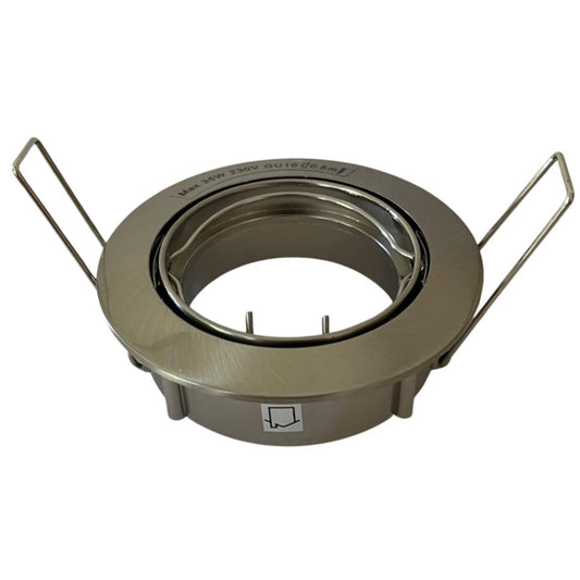 Flash Light Downlight GU10 Ø83mm 230V Kipbar Børstet Stål