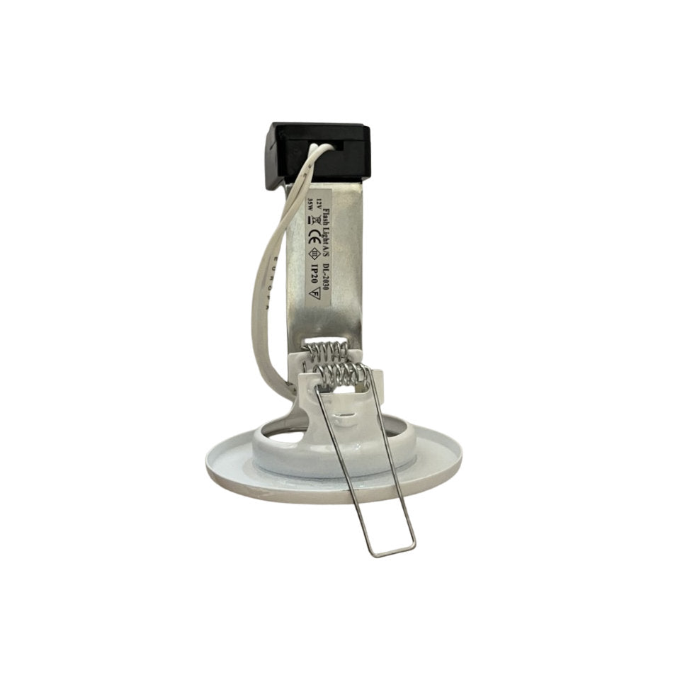 Flash Light Downlight MR16 G5.3 Ø80mm 12V Hvid