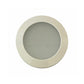 Afdækningsring til Downlight Ø65mm m/glas Buet Hvid