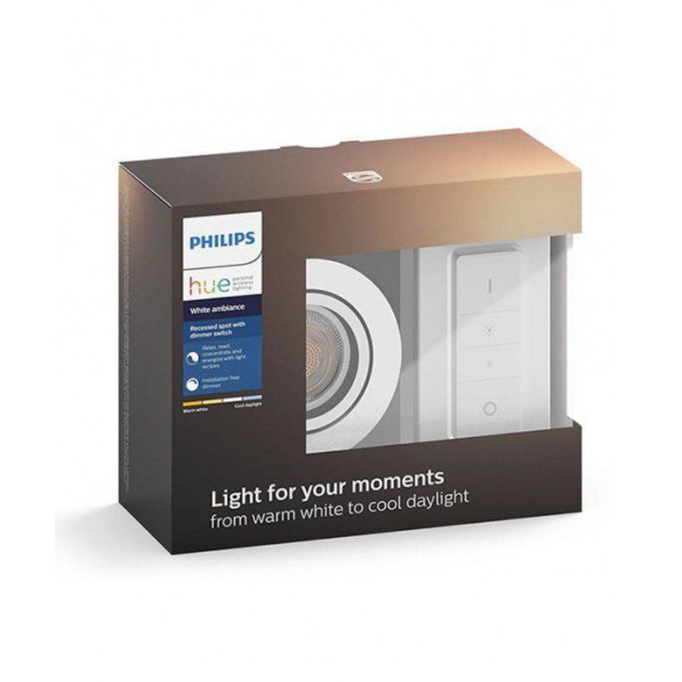 Philips Hue LED Downlight Milliskin White Ambiance Hvid