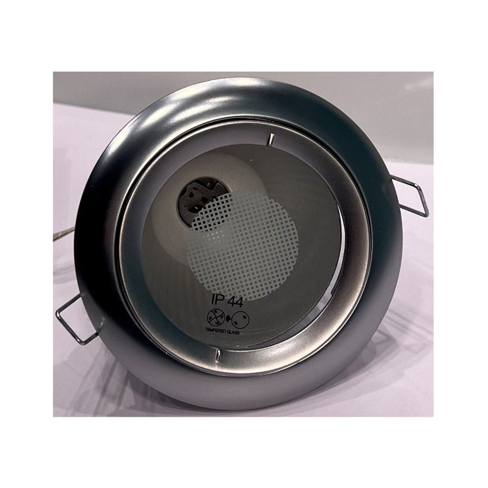 Onok Downlight GY6.35 Ø65mm IP44 Børstet Chrom