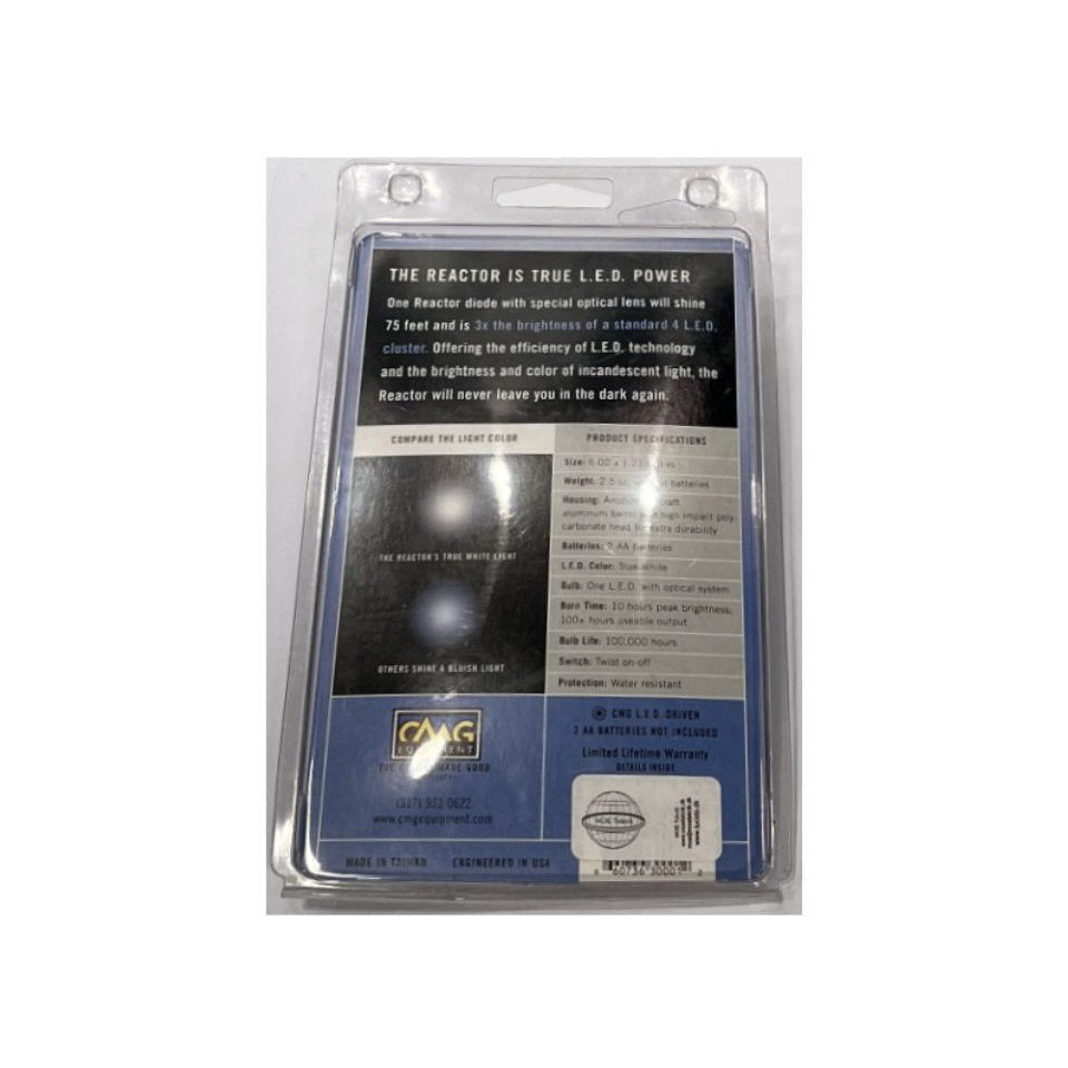 CMG LED Lommelygte Alu 15cm Sort