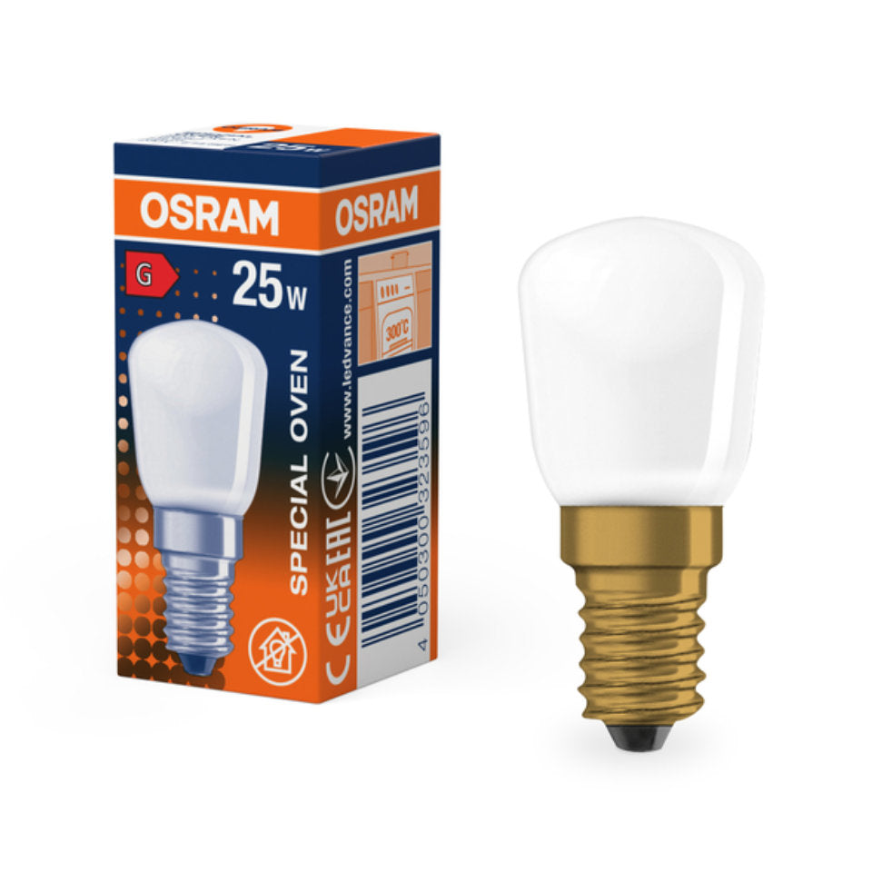 Osram Glødepære Parfumepære Ovn 25W 2700K 140lm Mat E14