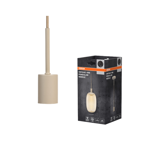 Ledvance Loftlampe Pendel Needle Beige E27