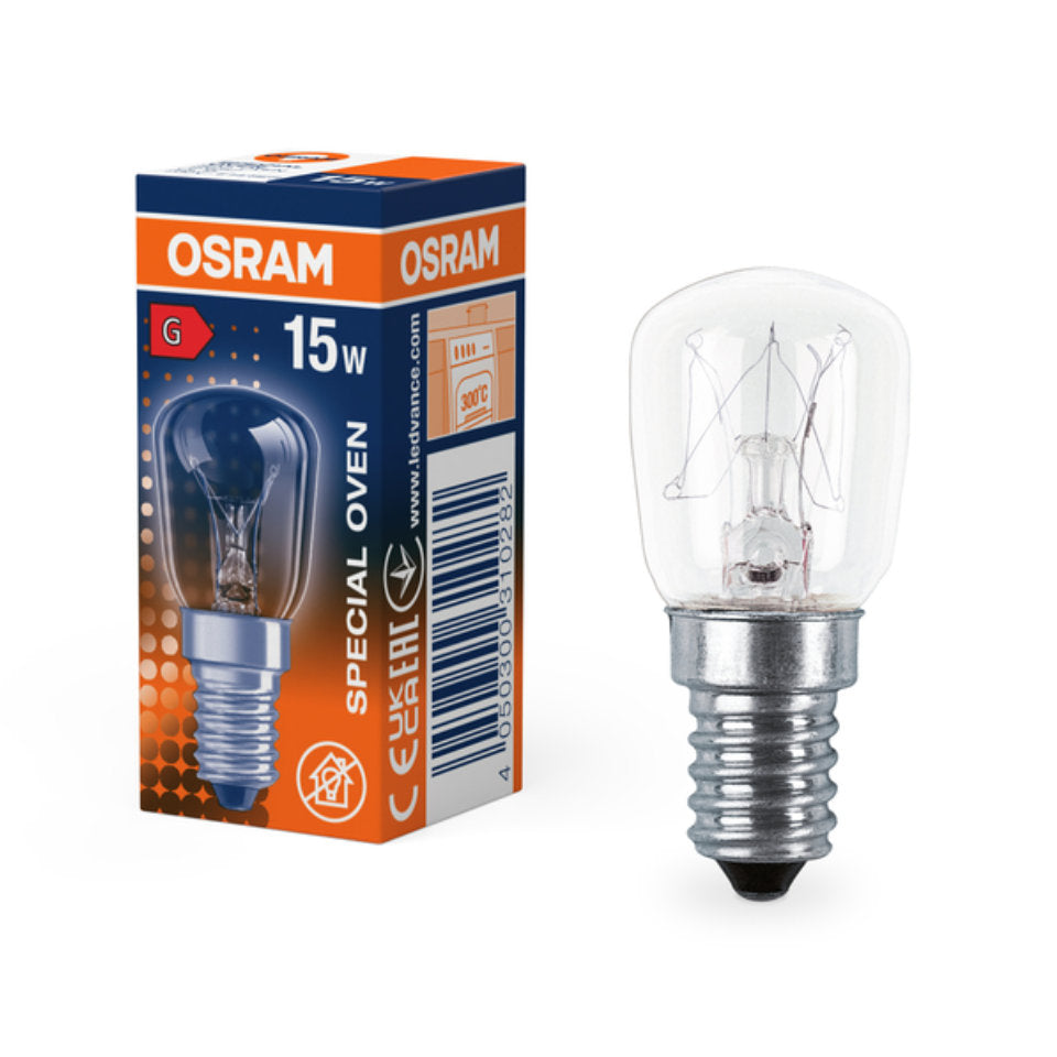 Osram Glødepære Parfumepære Ovn 15W 2700K 85lm Klar E14
