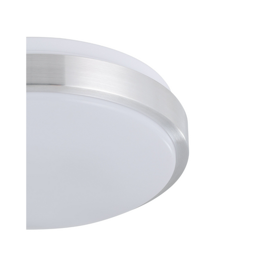EGLO LED Loftlampe 15,6W 830 1900lm Ø24,5cm Børstet Nikkel