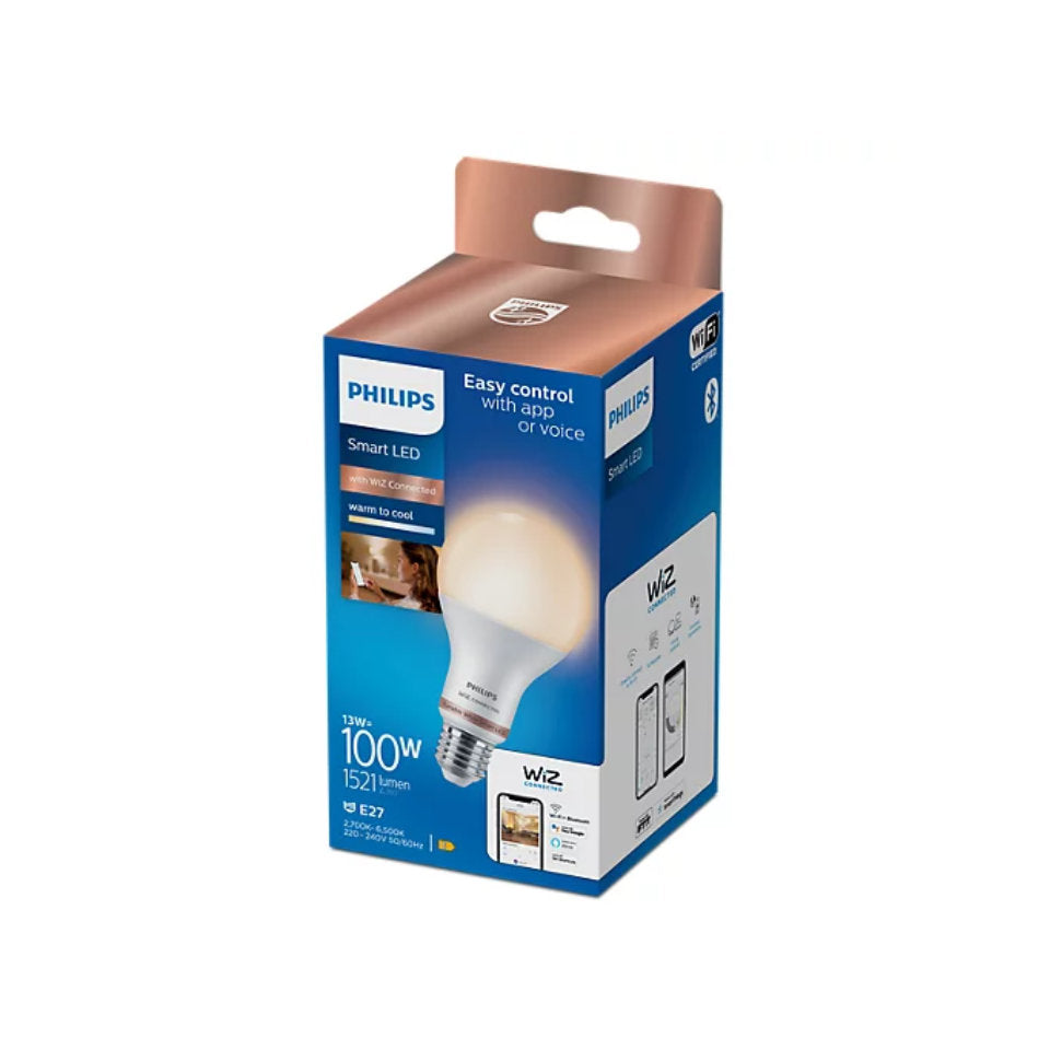 Philips Smart LED Standardpære 13W(100W) 927-965 Dim WiFi E27