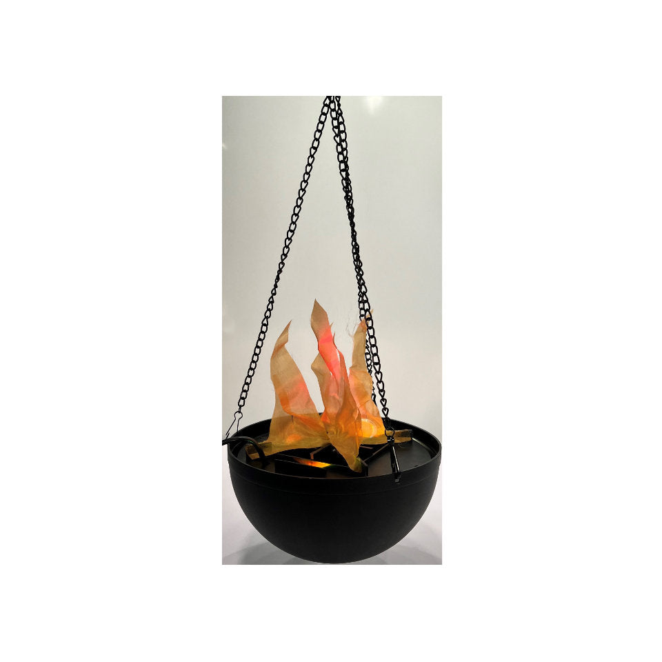 Hængelampe Flamme 19,5cm Sort