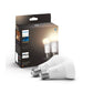 Philips Hue LED Standardpære 9W White E27 2-Pak