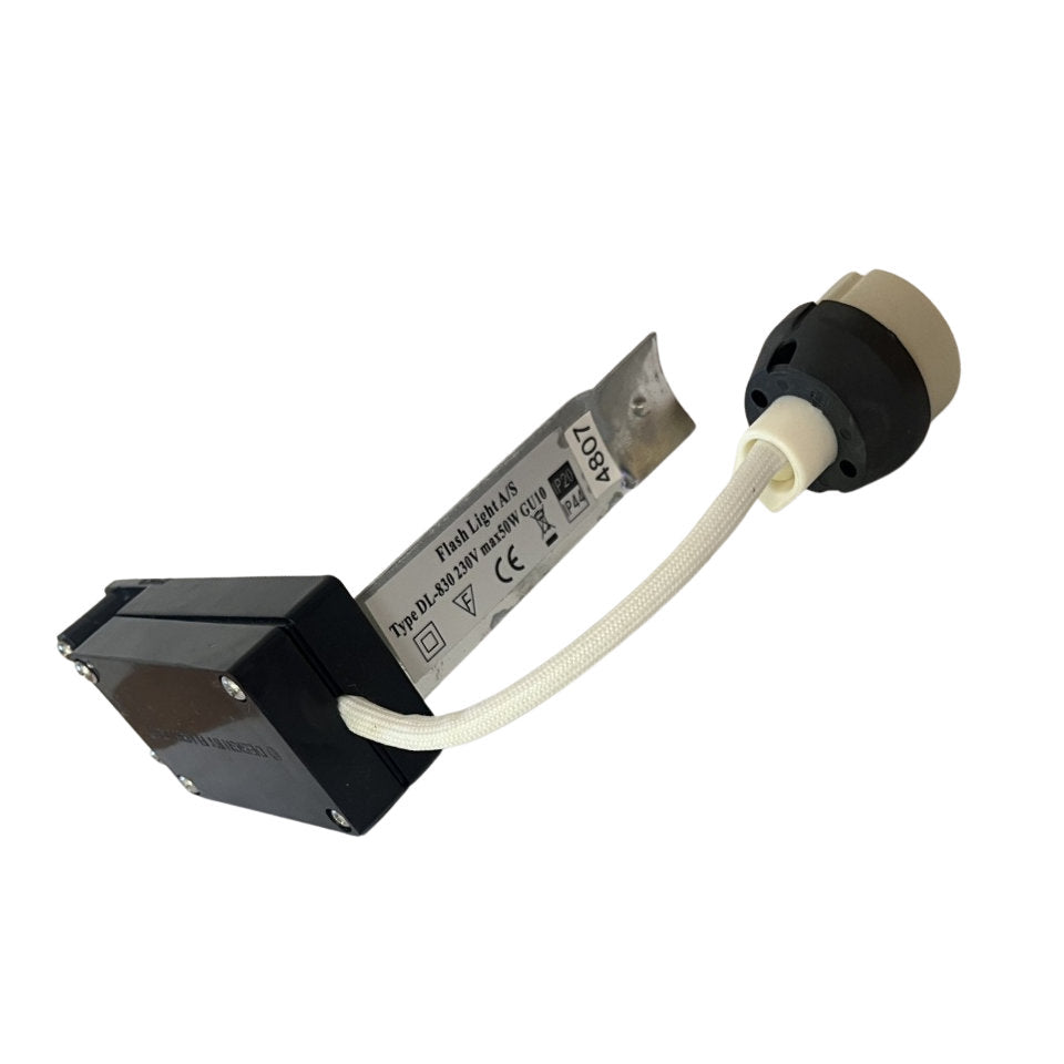Flash Light Downlight GU10 Ø83mm 230V Kipbar Antik Messing
