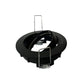 Flash Light Downlight MR16 G5.3 Ø83mm Kipbar 12V Sort