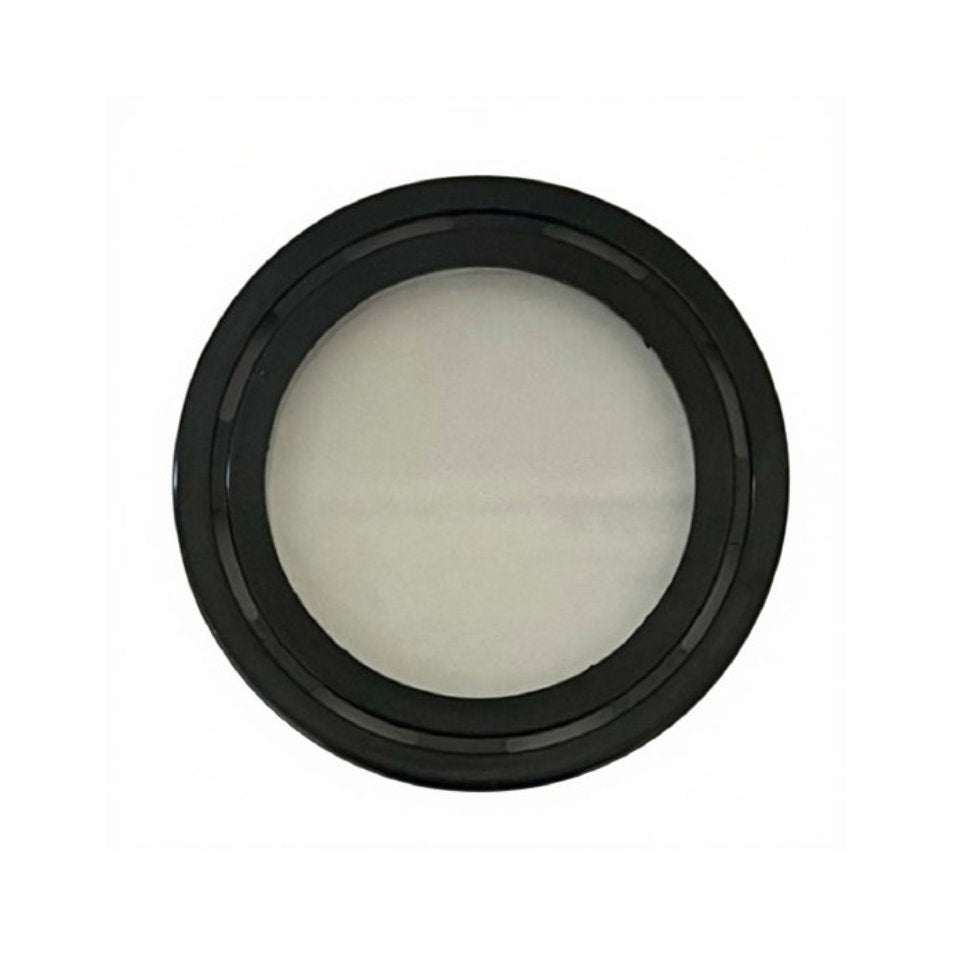 Afdækningsring til Downlight Ø66mm m/glas Sort