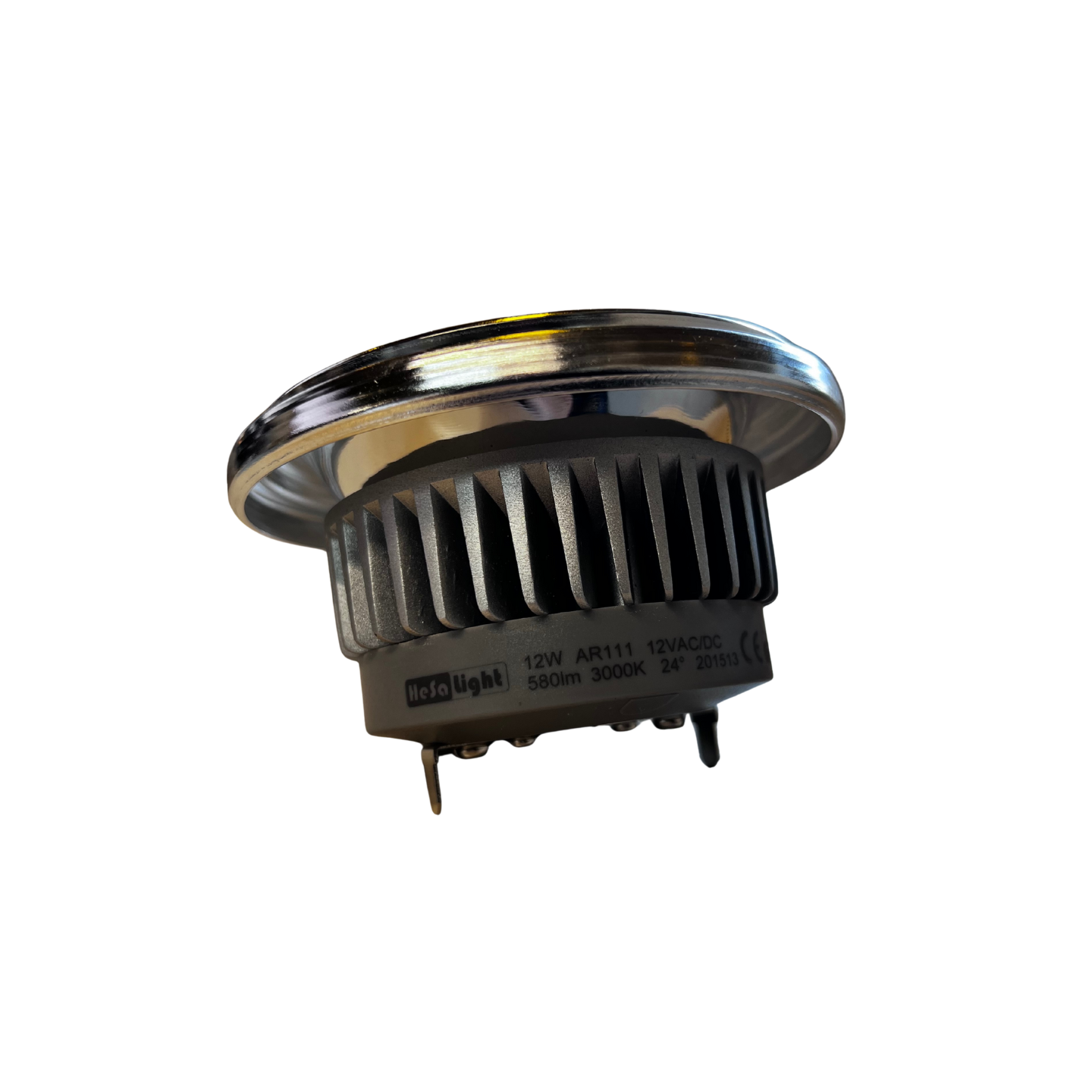 HeSaLight LED AR111 12W(50W) 830 580lm 24° Sølv/Grå 12V G53