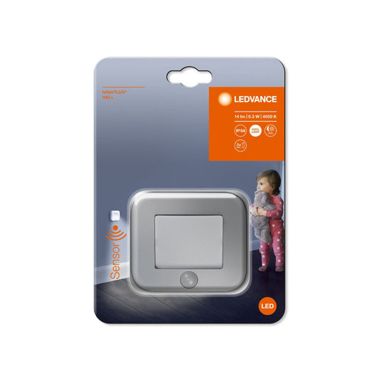 Ledvance LED Vågelampe 0,25W 840 14lm Motion Sensor IP54 Grå