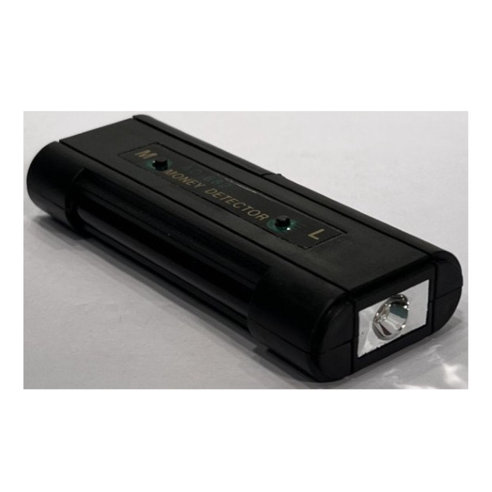 LED UV Lygte Plast 11cm Sort