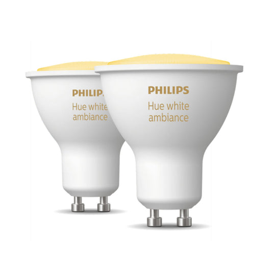 Philips Hue LED GU10 5W(50W) White Ambiance 2-Pak B-VARE