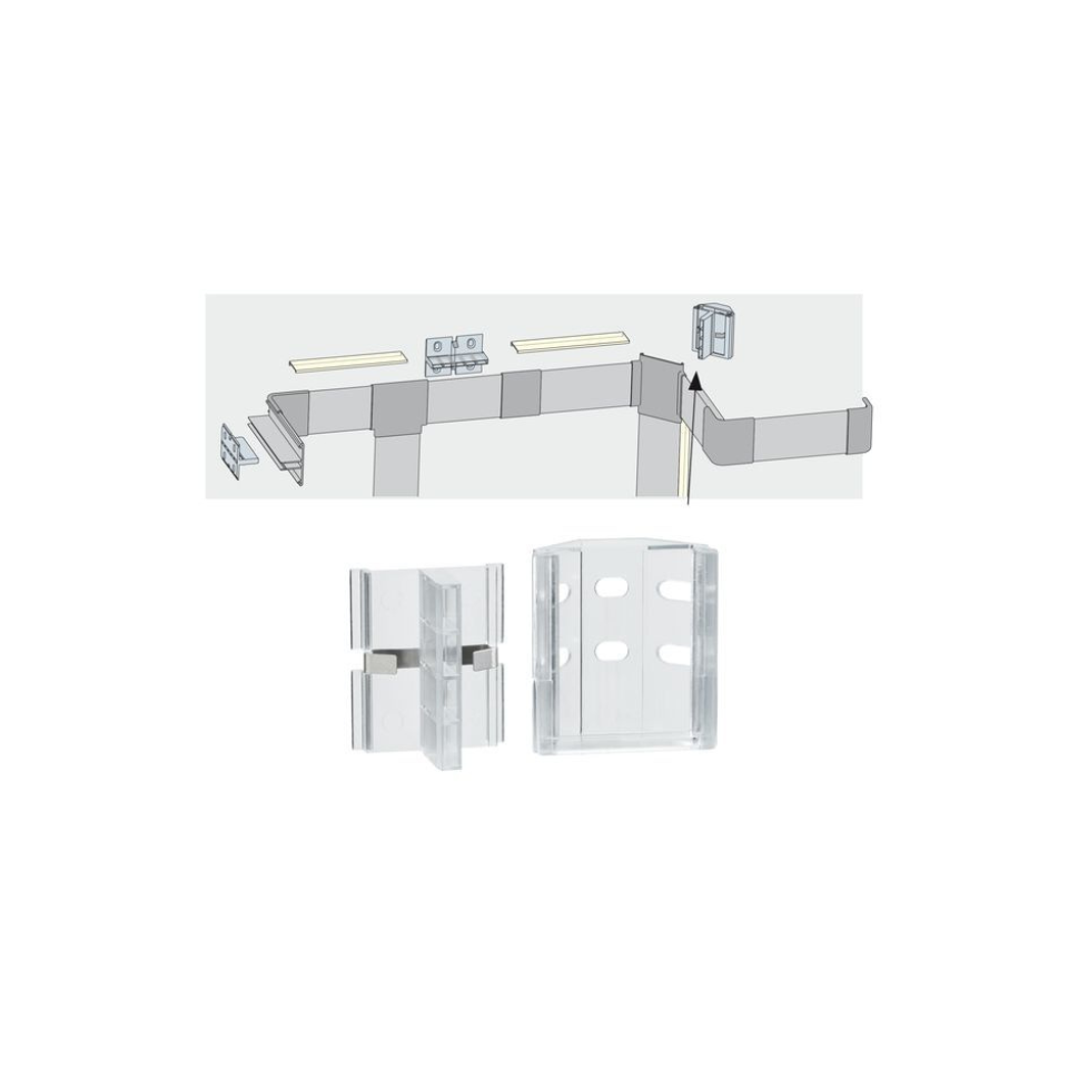 Paulmann LED Bånd Tilbehør Function Duo Profil Clix 2-pak Transparent