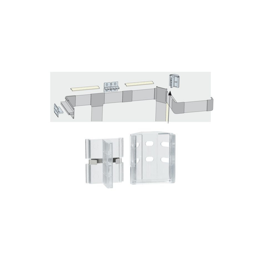 Paulmann LED Bånd Tilbehør Function Duo Profil Clix 2-pak Transparent