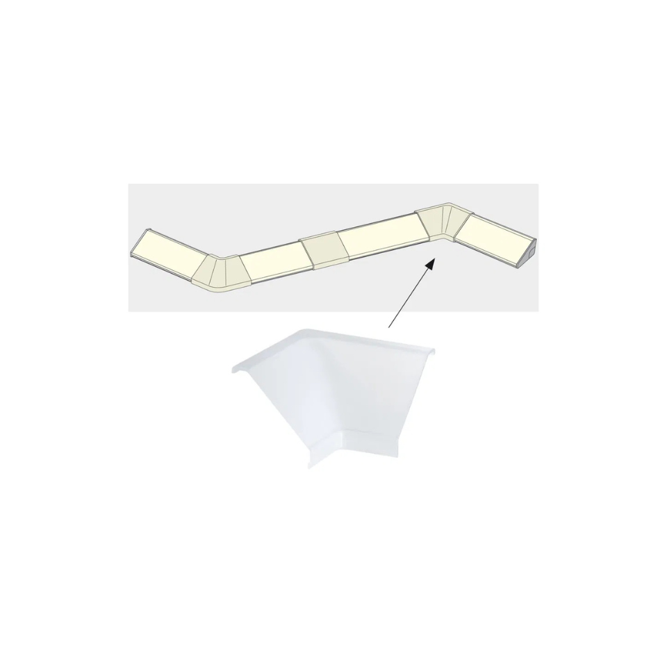 Paulmann LED Bånd Tilbehør Delta Corner Satin 2-pak