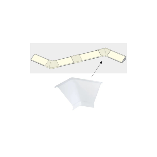 Paulmann LED Bånd Tilbehør Delta Corner Satin 2-pak