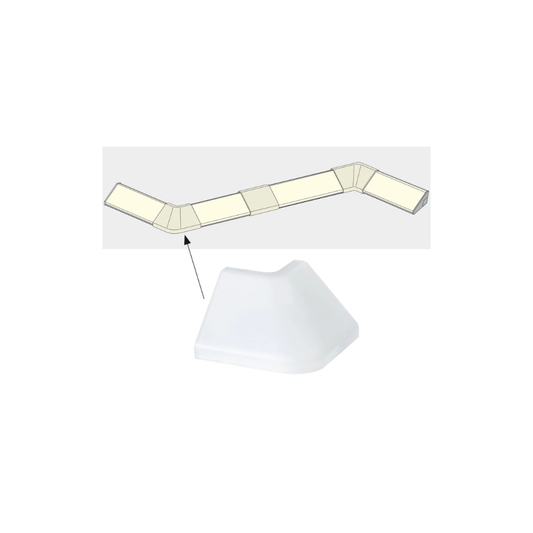 Paulmann LED Bånd Tilbehør Delta Outside Corner Satin 2-pak