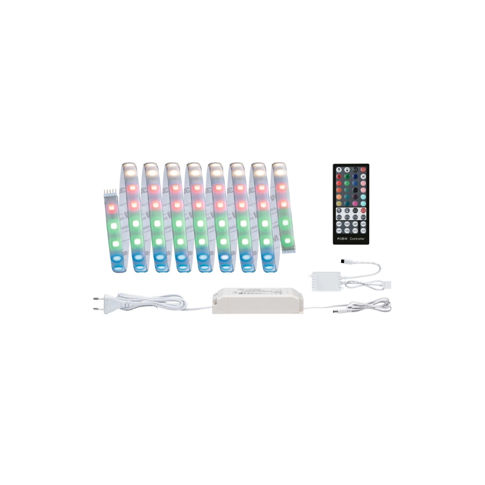 Paulmann LED Bånd MaxLED 500 Basissæt RGBW+ 36W 830 1500lm IP44 Dim 3m