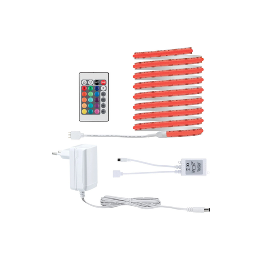Paulmann LED Bånd SimpLED Full-Line COB RGB Kompletsæt 22W RGB 995lm Dim 3m