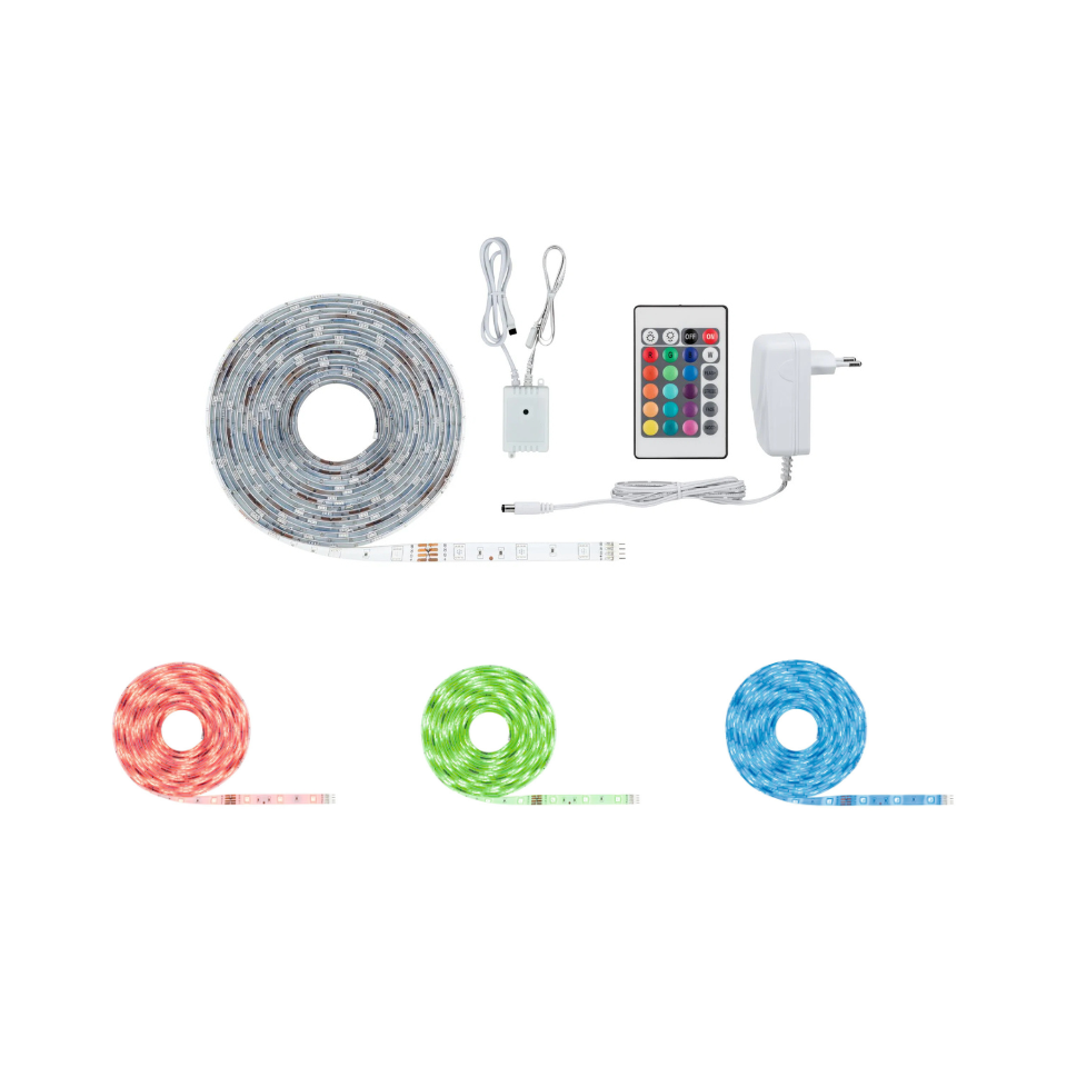 Paulmann LED Bånd SimpLED Kompletsæt 17W RGB 505lm Dim 5m