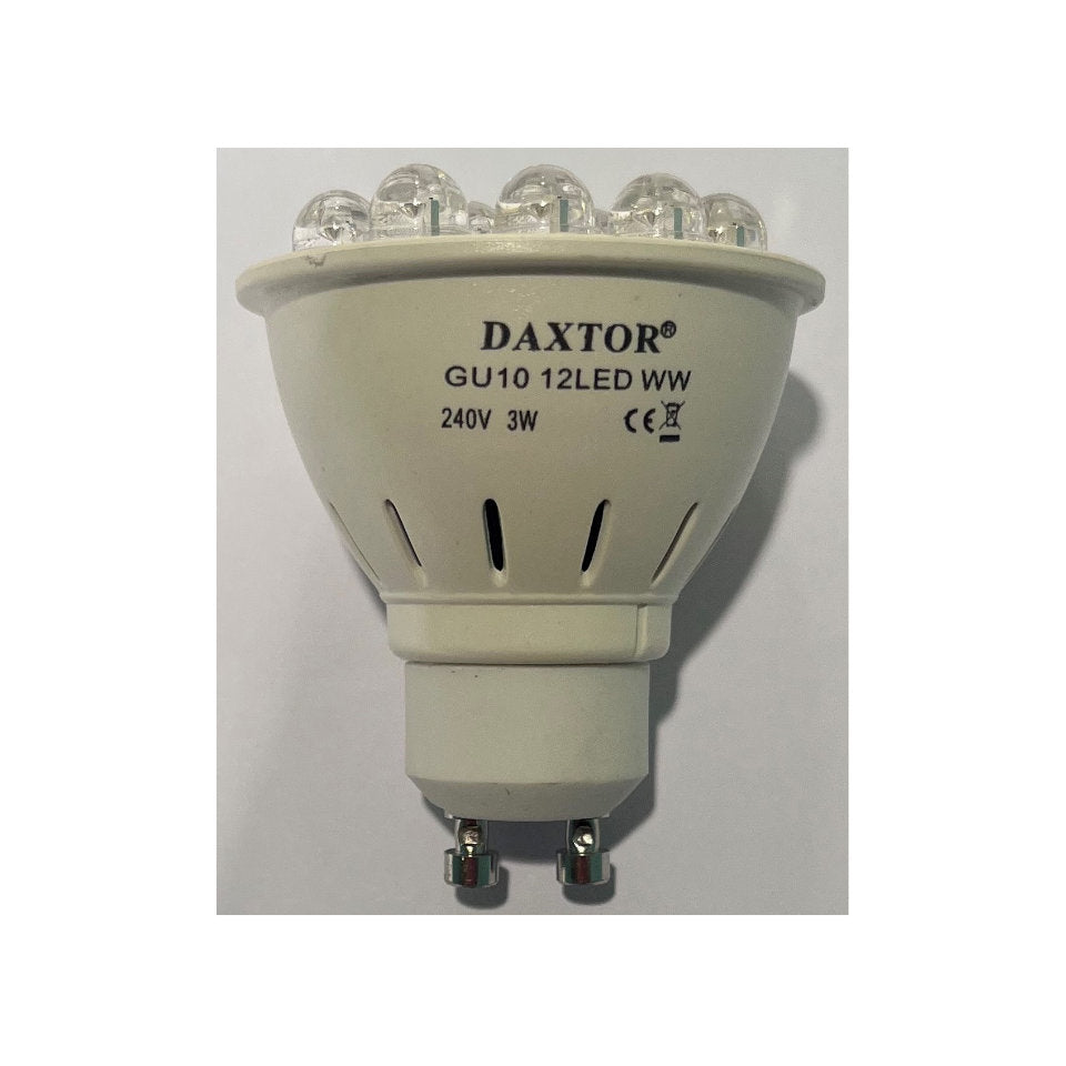 Daxtor LED GU10 3W Hvid