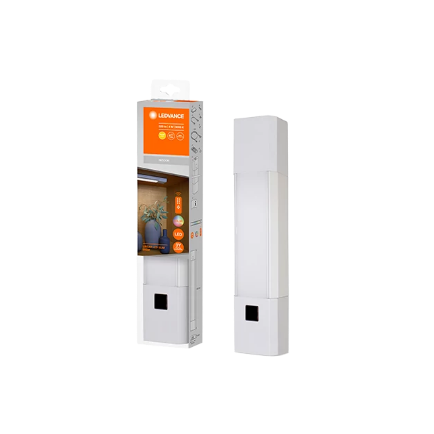 Ledvance LED Underskabsarmatur 4W 830 230lm Dim RGBW Remote 300mm Grå
