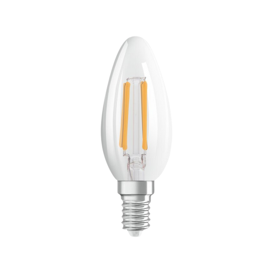 Osram LED Kertepære 4W(40W) 827 470lm 3-Trins-Dim Klar E14