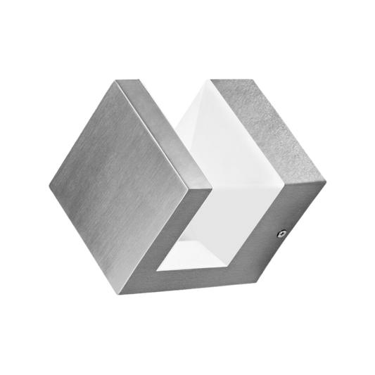 Ledvance LED Væglampe Endura Style Pyramid 9W 830 600lm Stål IP44