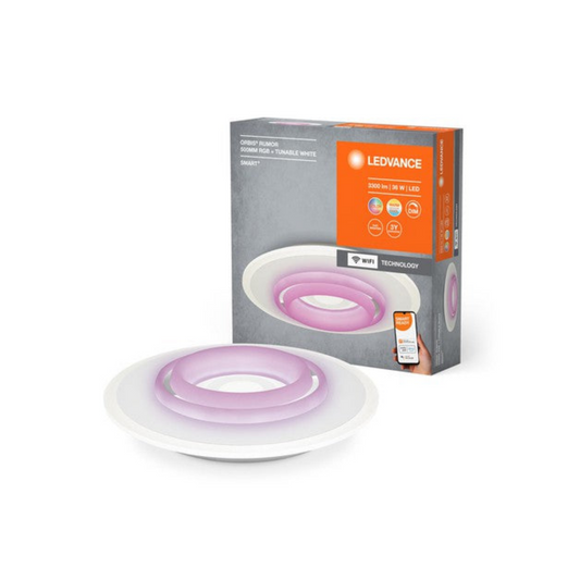 Ledvance Smart+ LED Loftlampe Orbis Rumor 32W 830-865 2600lm Ø50cm Dim WiFi Hvid