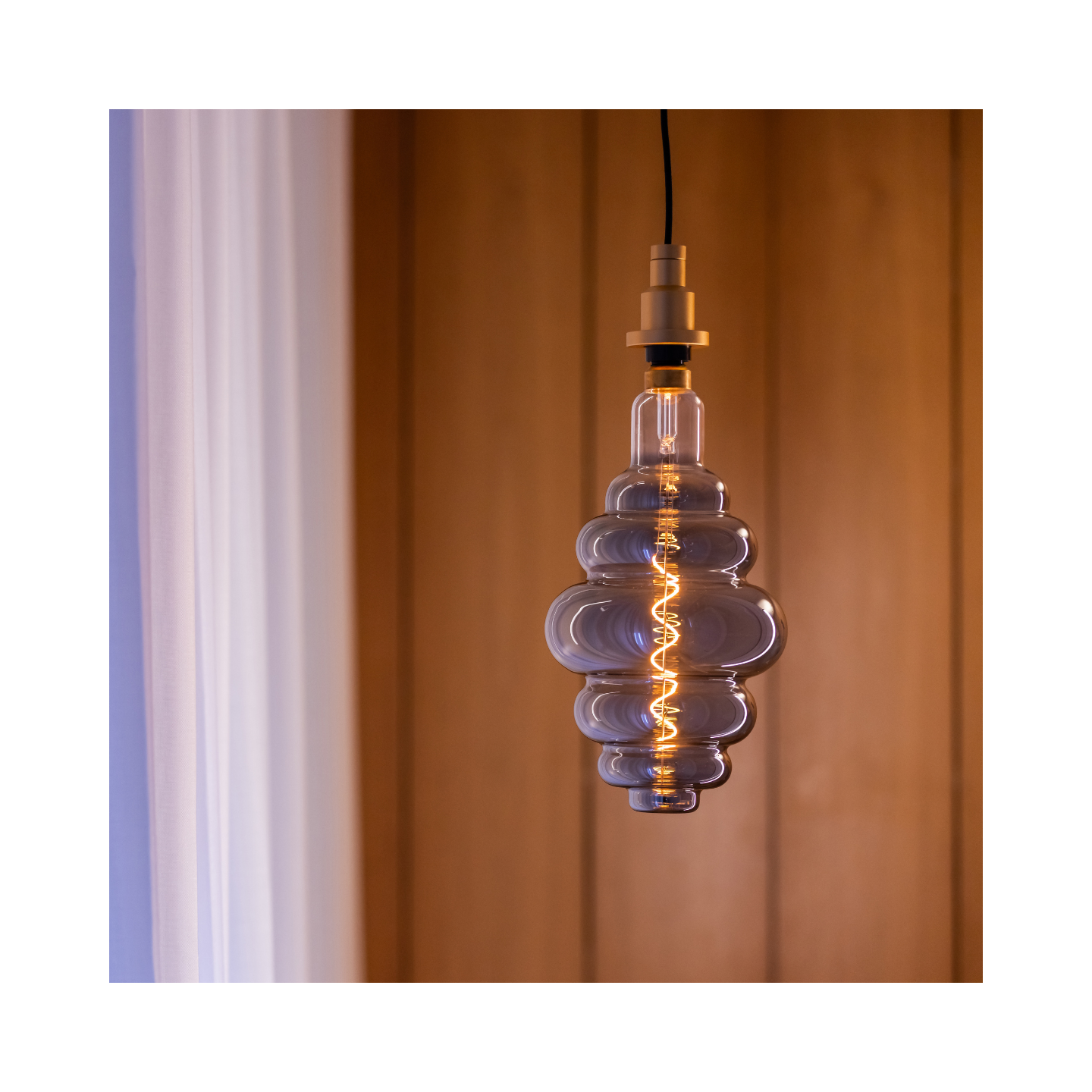 Osram LED Nest Pære 4,8W(10W) 818 100lm Smoke Ø200 Dim E27