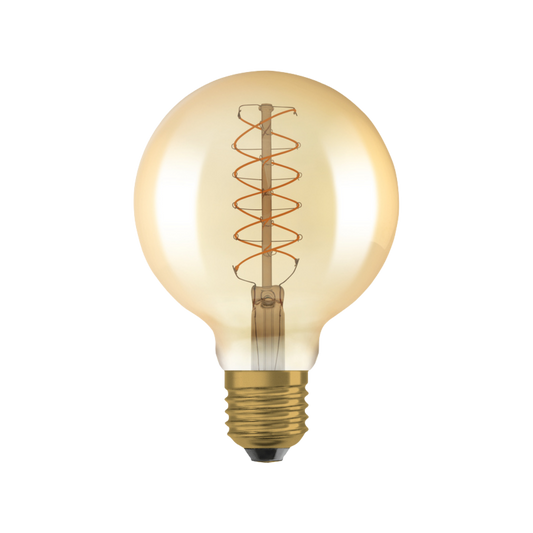 Osram LED Globepære 7W(48W) 822 600lm Ø95mm Dim Gold E27