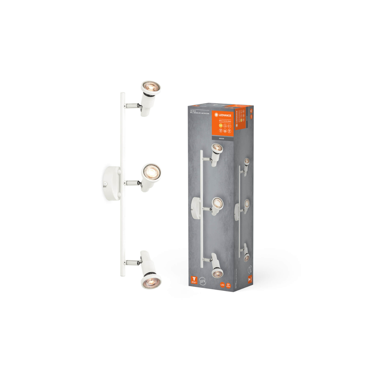 Ledvance LED Spot GU10 3x3,4W 927 690lm Dim Hvid