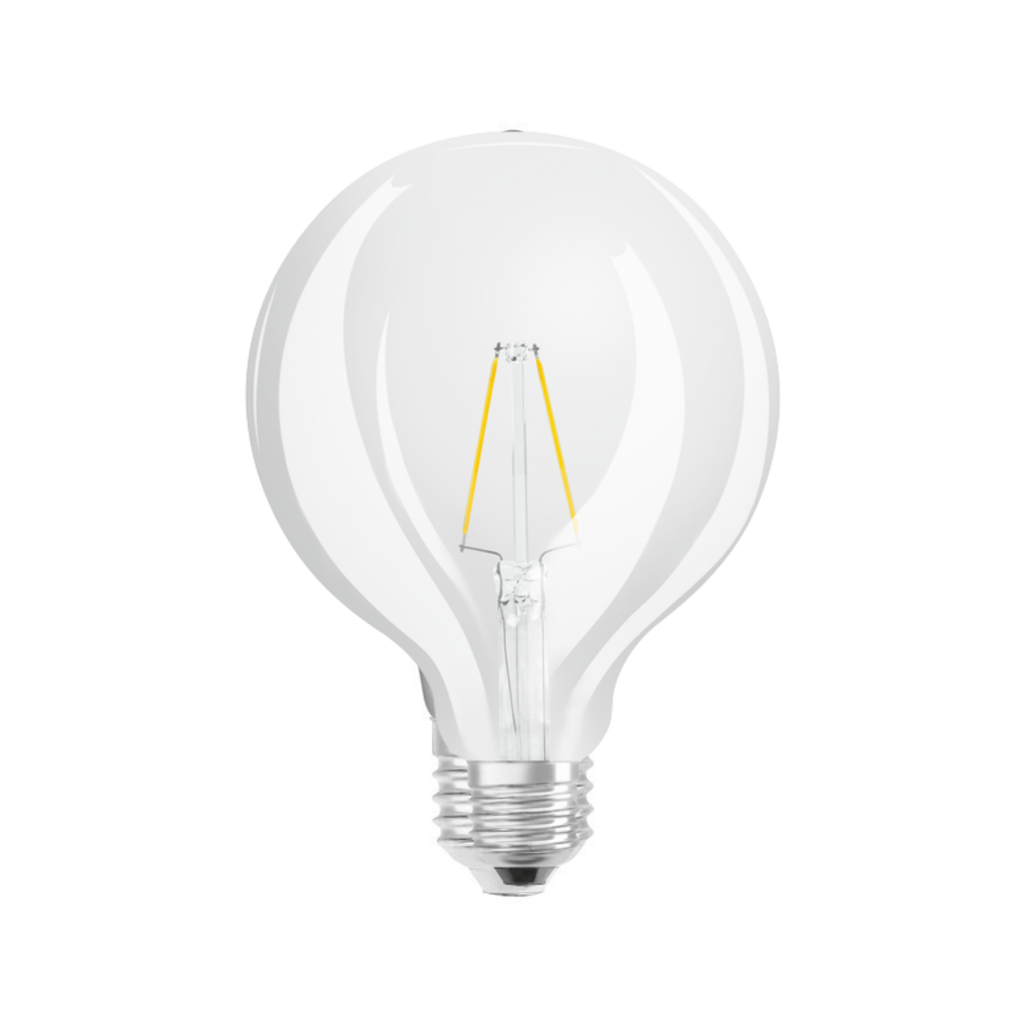 Ledvance LED Globepære 2,5W(25W) 827 250lm Klar Ø125 E27