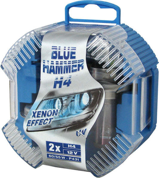 Blue Hammer Autopære H4 60/55W 12V P43t 2-Pak