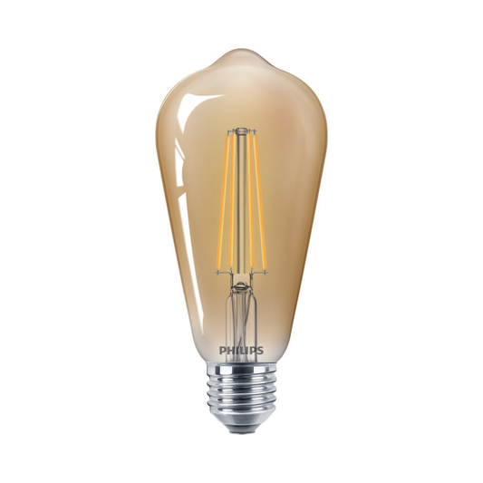 Philips LED ST64 8W(50W) 822 630lm Dim Gold E27